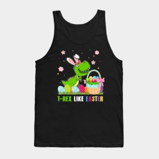 T-rex Like Easter Funny Tank Top